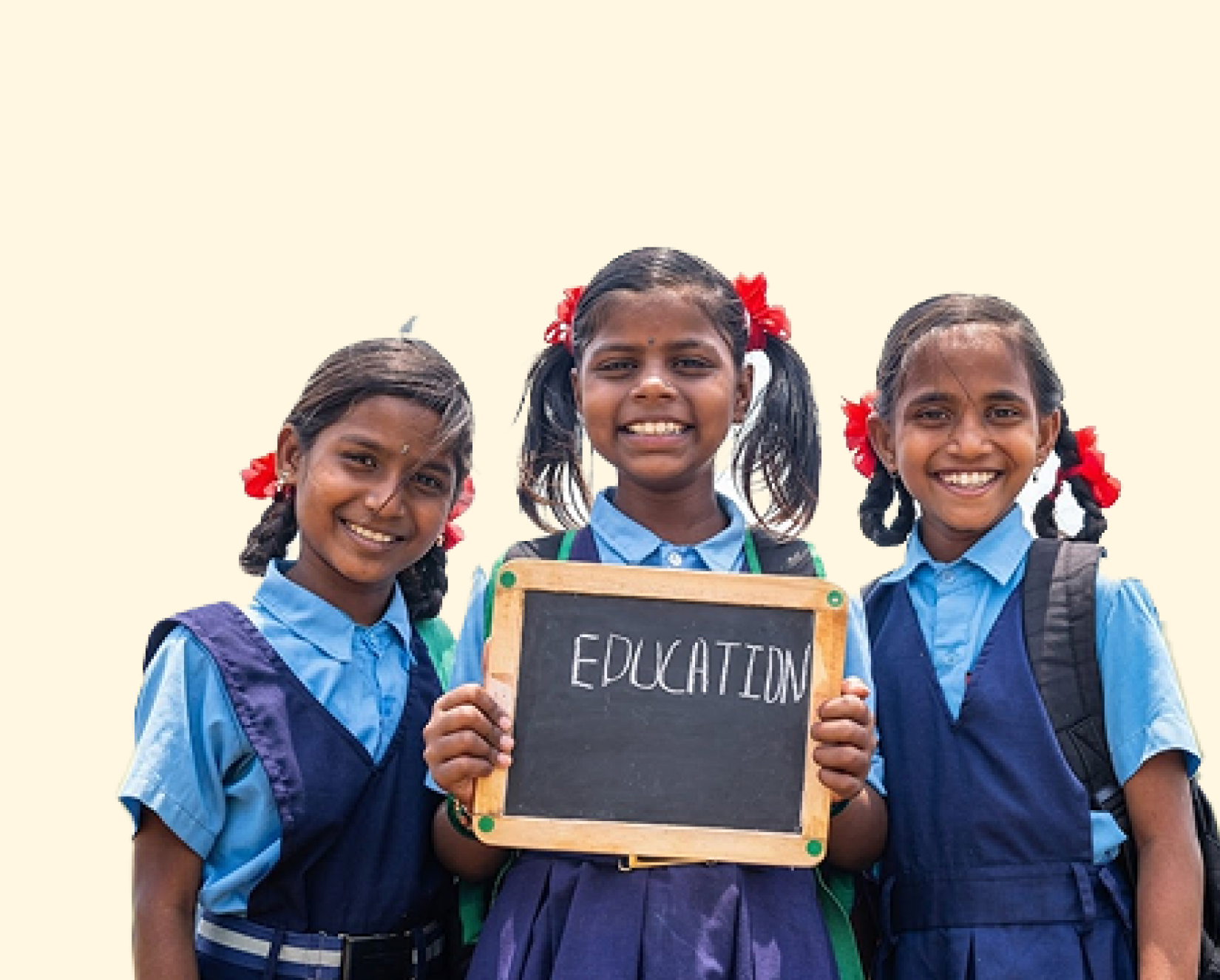 Students in rural school